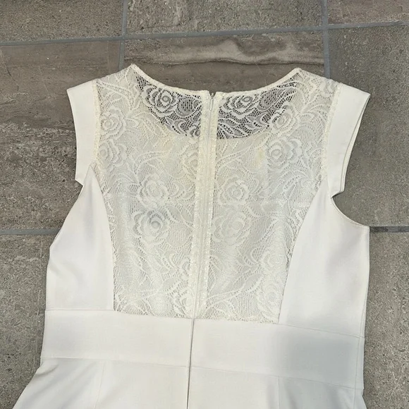 White Gianni Bini Midi Dress - Picture 3 of 5